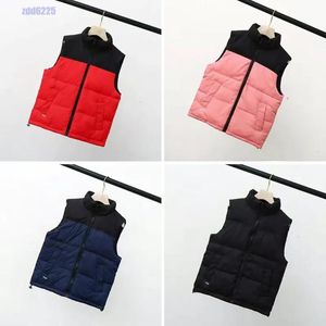 مصمم معطف Gilet Kids North Jackets لأسفل معطف السترات أعلى درجة حرارة صدرية للرضع من أجل الطفل بتفوق الوجه سترة أوف.