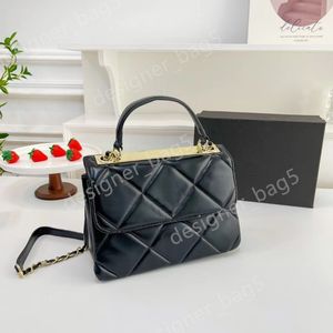 Channel 25cm Designer Bag Top Lambskin best Quality Women Fashion Luxury Shoulder Crossbody Handbag Ladies Gold Silver Chain Tote