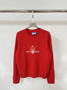 Camisola feminina designer suéter feminino manga comprida mohair retro suéter feminino inverno em torno do pescoço waffle xadrez carta jacquard malha top roupas de grife