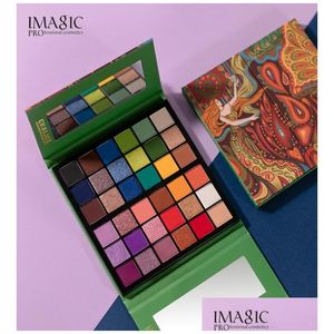 Eye Shadow Imagic Eyeshadow Palette Makeup Brushes 36 Color Shimmer Pigmented Make Up Maquillage8435263 Drop Delivery Health Beauty E Dhde7
