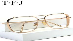 Óculos de grandes dimensões feminino masculino retangular armação de metal para óculos decorativos clássicos transparentes harajuku unissex eyewear7388466
