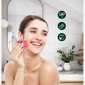 Gąbki do makijażu 20pcs czyszczenie gąbki do czyszczenia do maski eksfoliatorowej masaż twarzy masaż zdejmowanie grubszego kompresji celulozy reus naturalne