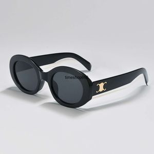 Fashion Luxury Designer Sunglasses CEL 40238 Brand Men's and Women's Small Squeezed Frame Oval Glasses Premium UV 400 Polarized Sunglasses2024
