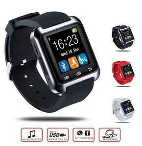 Relógios bluetooth relógio inteligente u8 relógio de pulso u smartwatch para iphone 4/4S/5/5S/6 e samsung s4/nota/s6 htc android telefone smartwatch