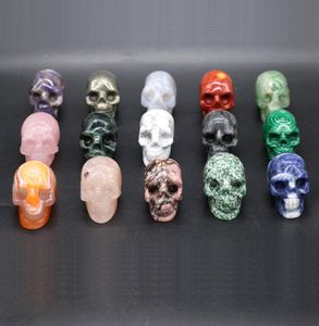 Naturalne kryształowy kwarc róży prezenty czaszki ametyst opal obsydian uzdrawianie kamienne dekoracja domów rzemiosło małe ozdoby1804922