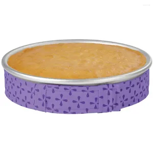 Bakvormen Strips Kleurrijke Bak Gelijkmatige Strip Cakevorm Absorberende dikke katoenen dienbladbeschermingsriem