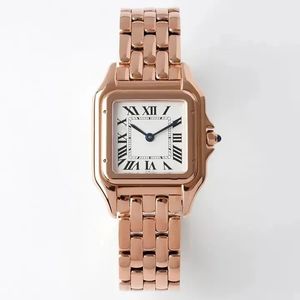 Rose gold watch designer watches 27mm elegant and fashionable women's watches stainless steel strap imported quartz movement waterproof mens watch