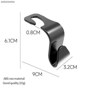 Geral 4/2/1 pçs ganchos utilitários assento de carro encosto de cabeça gancho para auto assento traseiro organizador abs cabide armazenamento titular acessórios interiores
