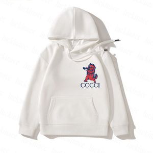 Luxury Kids Sweatshirts Outerwear Clothes Designer Cartoon Printed Hooded Boys Girls Hoodies Brand Sweaters Children Clothing SDLX Luck