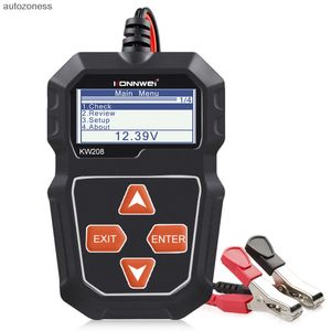 Universal KW208 Auto Diagnostic Tool Car Battery Tester 12V 100 to 2000CCA Cranking Charging Circut Tester Battery Analyzer 12 Volts Battery Tool BM550