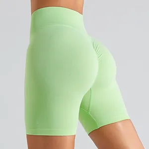 Damen-Shorts, hochwertige nahtlose Yoga-Shorts mit hoher Taille, enge Hebe-Hüfte, Lauf-Fitness-Hose, Outdoor-Sport