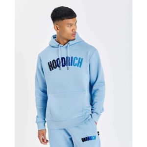 2023 Sports Hoodrich Tracksuit Letter Handduk broderad vintertröja hoodie för män färgglada blå solid topsweater grossist