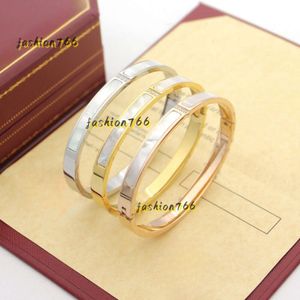 Bangle Diamond Mor-of-Pearl Armband Designer Gold Bangel For Women Men Luxury Designer smycken rostfritt stål charm manschettarmband män kvinnor armband 2024