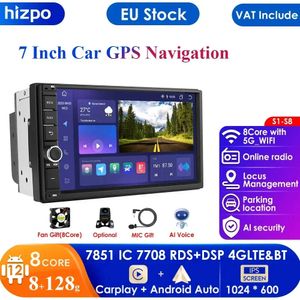 Octa Core 8GB RAM 128 GB ROM DSP IPS CarPlay Autoradio Android 12 2Din Car Multimedia Video Player Universal Auto Stereo GPS Navi