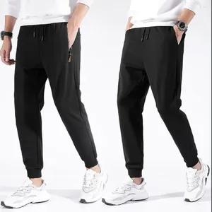 Men's Pants Thicken Warm Fleece Winter Joggers Drawstring Sweatpants Velvet Casual Thermal Trousers Windproof Fitness Jogging Bottoms