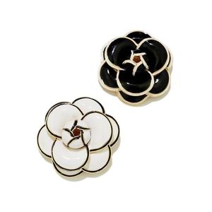 Pinos broches moda camellia flores jóias broaches para mulheres vestido de suéter pinos de lapela de roupas broch257e