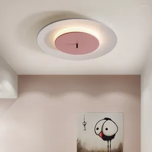 천장 조명은 침실 디자이너 라운드 램프 창조적 거실 북유럽 미니멀리스트 LED 어린이 학습 하우스 조명