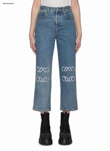 Designer Jean Women Jeans Brand Womens Pants Fashion Logo Printing Girl Pencil Denim Pants Capris byxor 30 december