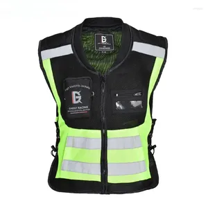 Racing Jackets Motorcycle Highlight Reflective Straps Jacket Vest Night Work Safety Running Cycling High Visibility