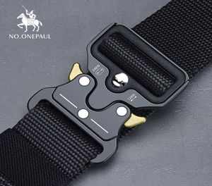 Nylon Tactical belt Military high quality men039s training metal multifunctional buckle outdoor Battle sports Alloy 2204118391528