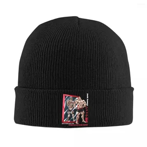 Beralar Jack Hanma Klasik Örme Şapka Beanies Kış Sıcak Unisex Street Erkekler için Ayna Kapaklarına Bak