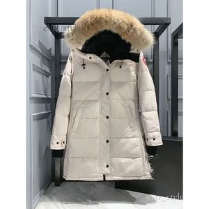 Designer Canadian Goose Versione di media lunghezza Piumino Piumino da donna Piumino Parka Inverno Cappotti caldi e spessi Donna Antivento Streetwear C4958 148