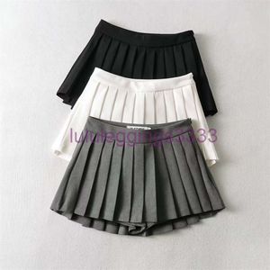 Yaz Yüksek Bel Etekleri Kadın Seksi Mini Etekler Vintage Pileli Etek Kore Tenis Etekler Kısa Beyaz Siyah 220511