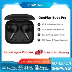 Fones de ouvido Oneplus Buds Pro Tws Fone de ouvido sem fio 40db com cancelamento de ruído Bluetooth 5.2 para Oneplus 10pro Nord 2 9rt 10t Smartphone