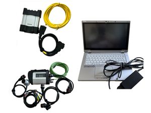 For BMW for Benz 2in1 SW in 1TB SSD installed in CF-ax2 Toughbook Laptop + For bmw icom next obd + mb star sd connect c4