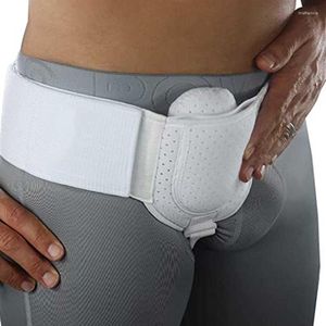 Bälten Vuxen Hernia Belt Truss för inguinal eller Sports Support Brace Pain Relief Recovering Strap med 1 avtagbar kompression PAD253N