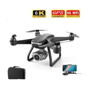 Aeronave elétrica/rc aeronave f11 pro 4k gps drone com wifi fpv câmera dupla hd profissional pografia aérea motor sem escova quadcopter vs