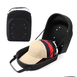 Scatole portaoggetti Contenitori Cappello da baseball Borsa da viaggio Custodia per berretto Espositore Eva Carrying 230703 Consegna a domicilio Giardino domestico Organizzazione Housekee Dhnho