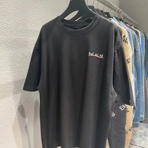 ファッショナブルなメンズレディースTシャツ夏の快適な通気性のクイック乾燥は、屋外スポーツ半袖ティークラシックストライププリントシャツを塗るのが簡単ではありません