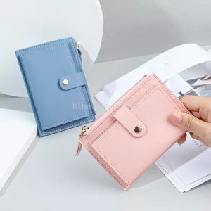 Einfache Mode Frauen Brieftasche Neue PU Leder Kurze Brieftaschen Multi-karte Position Kupplung Geld Tasche Student Zipper Geldbörse brieftasche