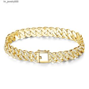 PASIRLEY Hot Selling Moissanite Cuban Link Chain Gold Customized Men's Jewelry Necklace Moissanite Necklace