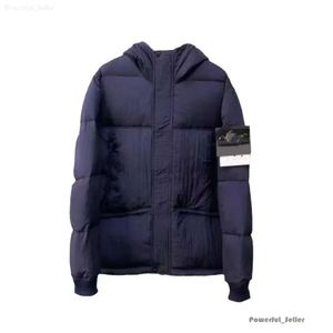 Stones Island Jacket Coat French Brand Men's Simple Autumn and Winter Windproect Down Jackets Långärmad CP Clothe RepresentShoodie 3678