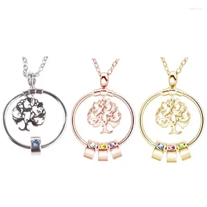 Ожерелье-цепочка, большой кулон и цепочка в подарочной коробке для ювелирных изделий для матери