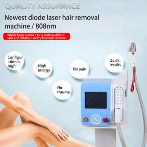 2024 Popolare depilazione indolore Laser a diodi 808nm Attrezzatura Sistema di congelamento della pelle Dispositivo di rimozione dei capelli a diodi per tutti i toni della pelle