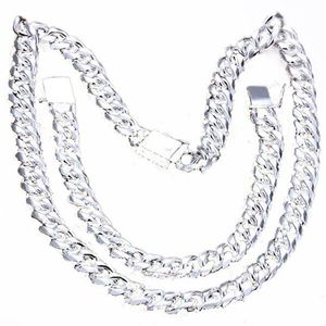 Conjuntos de joias masculinas de alta qualidade, colares elegantes, pulseiras, prata esterlina 925, 1 1 Figaro Chain2442