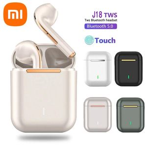 Fones de ouvido xiaomi fones de ouvido tws fone bluetooth fones de ouvido mi j18 fones de ouvido sem fio e fone de jogo de resistência à prova d'água com microfone