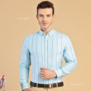 Рубашка Paual, мужская хлопковая оксфордская рубашка с длинной подкладкой в полоску, деловая повседневная хлопковая рубашка с мытой нижней частью, верх