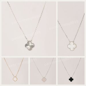 Fashion Necklaces Classic4/four Leaf Clover Pendants Mother-of-pearl Stainless Steel Gold Plated for Women Girl Valentine's Mother's