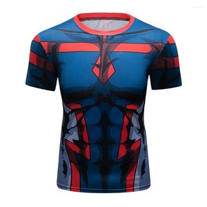 Herren-T-Shirts, Cody Lundin, Kompressions-Männer, Übungs-Tight, 3D-gedruckt, kurzärmelig, Cosplay, Fitness, Bodybuilding, männliche Tops, Workout-T-Shirt