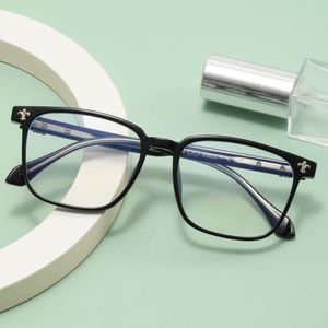 Дизайнерские оправы для очков Ch Cross, хромированные брендовые солнцезащитные очки, новые для мужчин и женщин, модные студенческие плоские Tr90 Heart, роскошные высококачественные оправы для очков, бесплатная доставка T73m