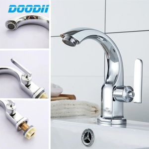 Faucets Wholesale And Retail Basin Faucet Bathroom Sink Faucet Single Handle Hole Faucet Deck Mount Cold Water Tap Torneira Doodii T200107