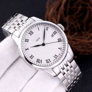 Neue Herren le 1853 Uhren Automatische mechanische Edelstahl Super Luminous Locle Armbanduhren Frauen Männer wasserdichte Uhr Montre de Luxe