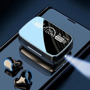 イヤホンTWS Bluetoothヘッドフォン2000MAH充電ケースワイヤレスイヤホンCVCノイズリダースヘッドセットはiPhone 11 12 LEDディスプレイ用