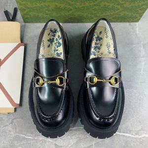 Loafers Womens Lug Sole Loafer Dress Shoes Designer Woman Flats Platform Heel
