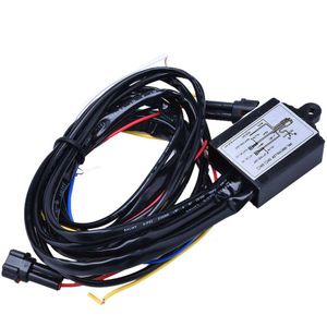 Outras luzes do carro LED Drl Daytime Running Light Relay Harness Controller On Off Dimmer DC 12V 30W Synchronous Steering Drop Delivery Dhjko