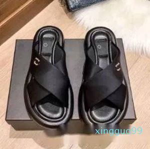 Summer Paris C Shoes Luxury Designer Flip Flops Brands Letter Genuine Leather Beach Flat 캐주얼 슬리퍼 채널